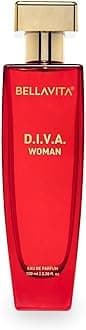 BellaVita Luxury DIVA Eau de Parfum (100ml) Womens | Refreshing perfume for women, Notes of Lemon, African Orange, Freesia, Patchouli, & musk | French Perfume for Women | Cologne & Perfume Gift