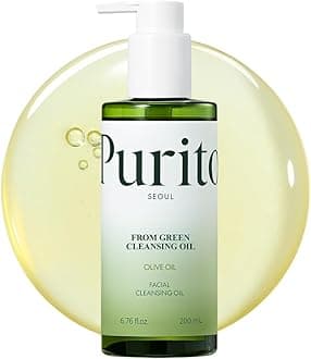 From Green Cleansing Oil 6.76 fl.oz / 200ml Gentle Facial Cleanser, Cruelty-free & Vegan, Nature-derived Oils (Renewed)