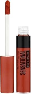 New York Lipstick, Matte Finish, Non-Sticky and Non-Drying, Sensational Liquid Matte,12 More than Red, 7ml