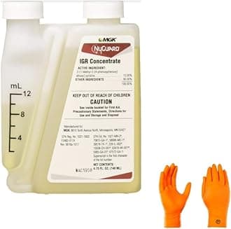 NyGuard IGR 4.73 Fl oz | Premium USA Supply Gloves for Safe Eradication | USA Supply Pest ID Card