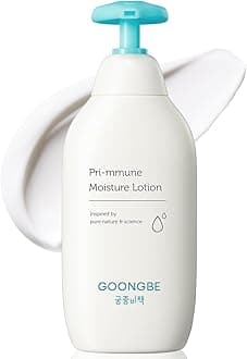 Pri-mmune Moisture Lotion - Korean Baby Body Moisturizer - Hypoallergenic Moisturizing & Calming Daily Skincare for Dry Skin - Fast Absorbing, Naturally Derived Non-Greasy Lotion, 11.8 oz.