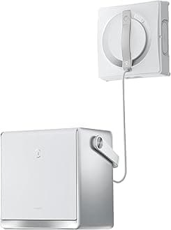 ECOVACS Winbot W2 Omni Portable Window Cleaning Robot, Intelligent Cleaning with Three-Nozzle Wide-Angle Spray Technology, Win SLAM 4.0 Path Planning, Deep Edge Cleaning, 5500Pa Suction Power