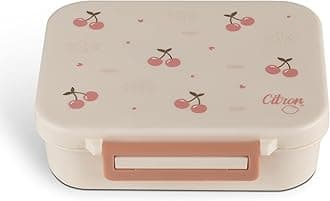 Citron Kids Lunch Box with Compartments 350ml – Premium Strong & Safe Materials BPA & Melamine-Free – Leak-Proof Snack Box with Compartments, Bento Lunchbox for Kids