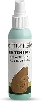 o'mumsie No Tension Baby Pain Relief Massage Oil For 0-7 Years Old | Baby Massage Oil with Mint Crystals, Turmeric Root Extract and Black Pepper For Leg & Body Pains - 50 ml