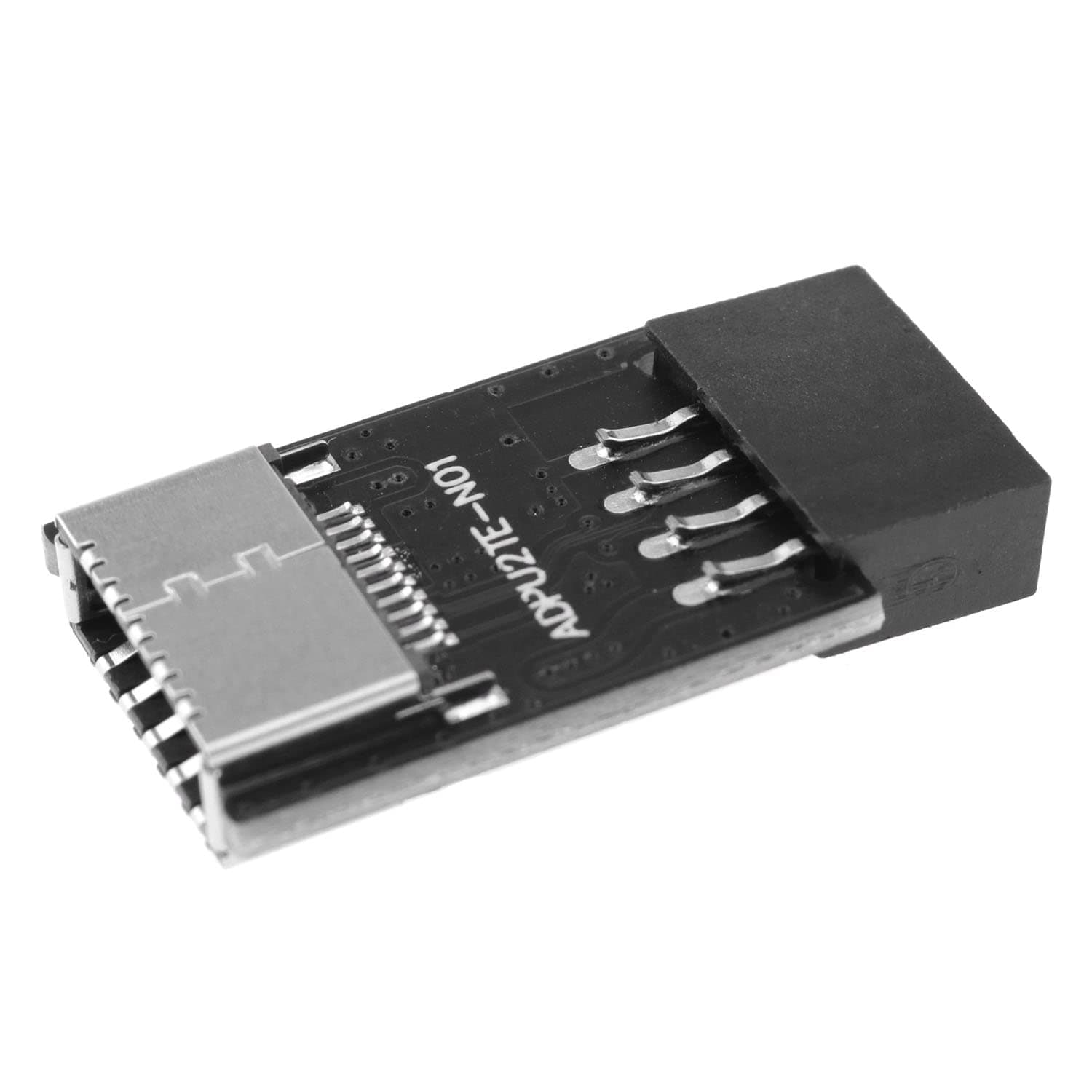 DGZZI USB Front Panel Adapter USB 2.0 Front Panel Header USB 9Pin to USB 2.0 Type-E Internal Adapter