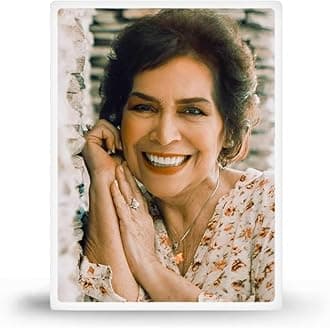 Personalized Ceramic Photo for Headstone, Waterproof Picture for Grave Cemetery Tombstone Pictures Porcelain Cameo Funeral Portrait Memorial Monument Photo for Burial Stone Hanging Decorative Tiles