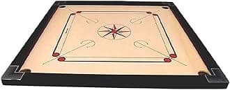 Kalindri Wooden Carrom Board with Coins and Striker