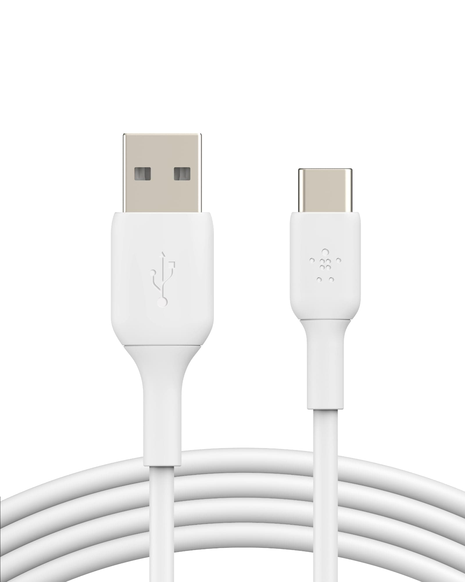 USB A to USB C Cable, 3.3ft, 15W - Type C Charger, iPhone Charger Cord for iPhone 16 & 15, Galaxy S25, Pixel 9, iPad Pro, Airpods Pro, Switch, CarPlay & More - White