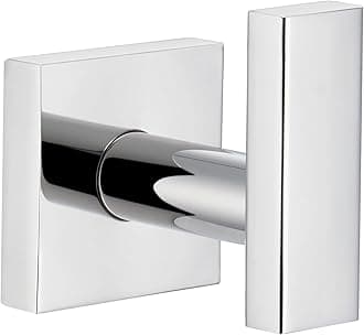Angle Simple Towel Hook for Bathroom, SUS 304 Stainless Steel Robe Coat Hook, Hand Towel Holder Wall Mounted, Polished Chrome