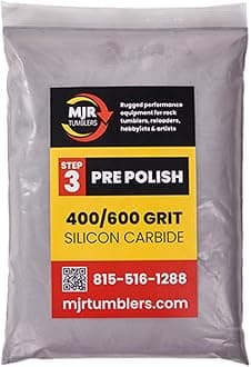 MJR Tumblers Refill Grit Kit for 35 LB Rock Tumblers Silicon Carbide Aluminum Oxide Media Polish