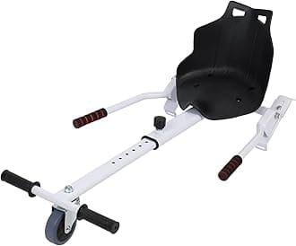 Hoverboards Seat Attachment, Hoverboard Attachment for 6.5"8"10"Hover Board, Hoverboards Go Kart Attachment for Kids & Adults, Adjustable Frame Hoverboard with Seat Attachment, Larger Seat