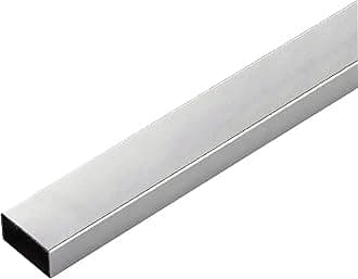 TEN-HIGH Stainless Steel Rectangular Tube, 1500mm X 30mm X 60 mm, Thickness 1.5mm, Surface polishing, Food Grade 304 Stainless Steel Pipe