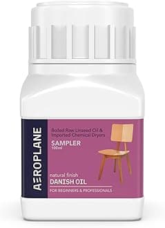 AEROPLANE - Danish Oil - Unique Linseed Oil Blend for Wood Finishing & Restoration - Natural Finish | 100 ML