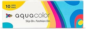 Aquacolor Daily Disposable Colored Lenses with 0 Power - Coco Brown - (10 Lens/Box)