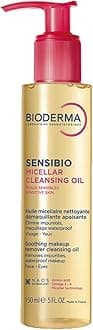 Sensibio Micellar Cleansing Oil, 1st Ecobiological Micellar Formula Gentle Face Cleanser That Deeply Cleanses