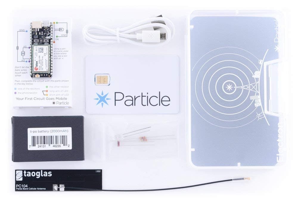 Particle Electron Cellular 2G Connectivity Development Kit for IoT Projects and Prototyping