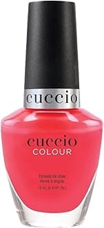 Cuccio Livin' on a Prayer | Neon Nail Polish Nail Paint | 13ml | Long Lasting, Glossy, Vegan | Paraben Free | No Yellowing | FREE from Harmful Chemicals - Coral