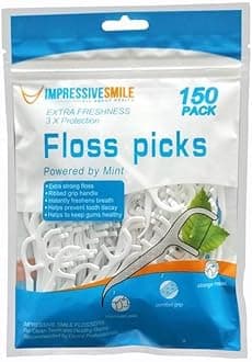 Floss Picks Mint Flavor | Extra Strong | 150-Count | 1-Pack