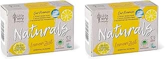 Naturals Range - Bar Soap | Vegan, Cruelty Free, No SLS or Parabens, Refreshing Cleansing Soap bar, Natural Eco Friendly Body & Hand Soap, 100g (Lemon Zest) (Pack of 2)