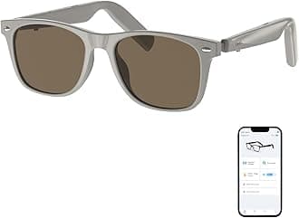 AI Glasses for Men & Women, Smart Glasses Powered by ChatGPT, AI Real-time Translation with 145 languages, 11H Music Play, Bluetooth Sunglasses with Polarized Lens, UV Protection for Daily Use, Travel