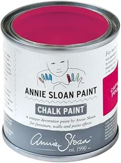 Annie Sloan Chalk Paint® (Capri Pink, 120 ml/4.06 Fl Oz) a unique decorative paint for furniture, cabinets and home décor with no sanding or priming