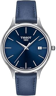 Womens Bella Ora 316L Stainless Steel case Quartz Watch, Blue, Leather, 16 (T1032101604100)