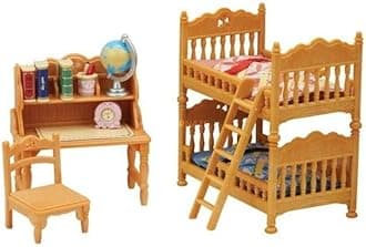 Sylvanian Families Children's Bedroom Set - dollhouse furniture 5338