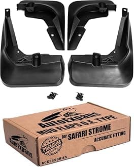 AutoExpanse car mud Flap for Safari STROME/Front and Rear O.E Type Mud Flaps ABS Plastic only for Safari STROME