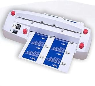 Business Card Cutter, Automatic Binding Machine, Electric Card Cutter, Adjustable Business Card Cutter for 8.9 x 5.1 cm Cards