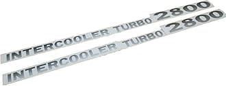 Stickers Pajero Intercooler Turbo 2800 - Fits Mitsubishi - Reproduction Decal (Gold)