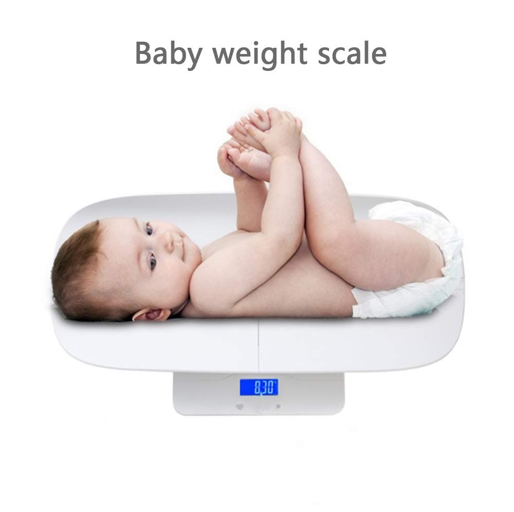 Multi-Function Digital Pet Scale, 100KG Accurate Measurement LCD Screen Display White Digital Scale, For Measuring Pet Weight, Measuring Baby Weight, Measuring Small Object Weight