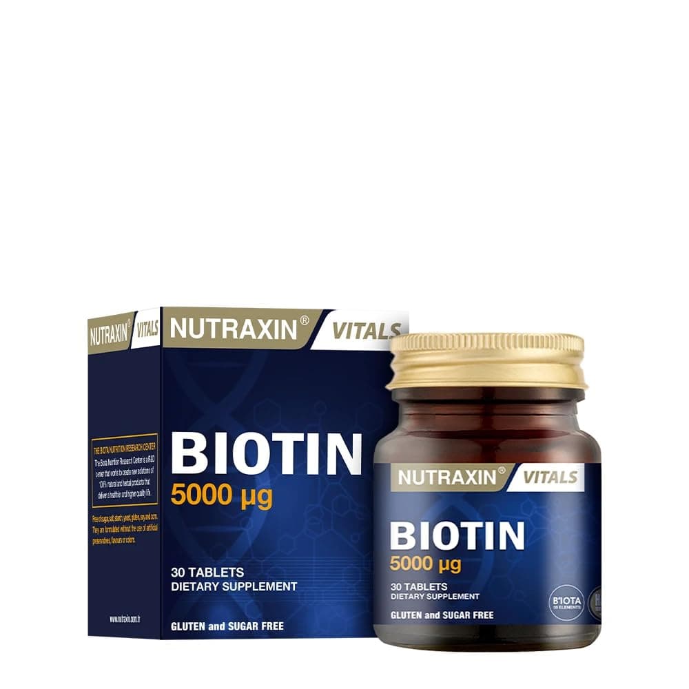 Biotin 5000 Mcg 30 Tablets