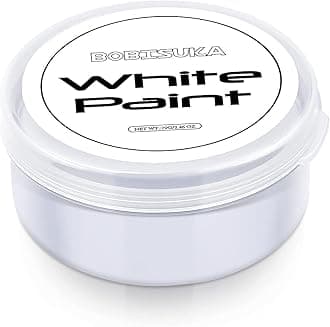 White Face and Body Paint,Professional Oil Based Creamy Painting Palette For Party Halloween Stage Cosplay Clown Sfx Makeup - Non Toxic For Adults And Kids (Large 70g/2.46oz)