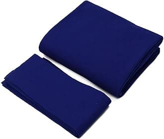 Billiard Cloth Pool Table Felt, Fast Speed Pool Cloth, Table Ball Speed Cloth,Billiard Snooker Cloth Felt for 7/8/9 Mat Strips Bar Hotel Professional Durable Pool Table Cloth(Blue,7ft)