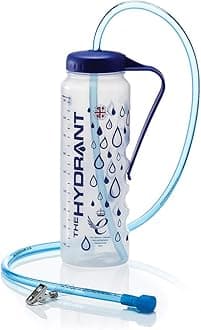 NRS Healthcare Hydrate For Health The Hydrant 1 L Drinking Bottle with Tube, Latex free (Eligible for VAT Relief in The UK)