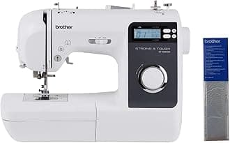ST150HDH Strong & Tough Sewing Machine, 50 Built-in Stitches, LCD Display, 9 Feet and SA520 Water Soluble Stabilizer Included