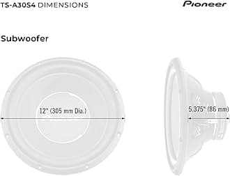 PIONEER 12" Single VC 1400W