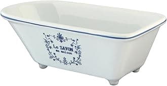 Aqua Eden BATUBDSW Le Savon 6" Roll Top Clawfoot Tub Decorative Soap Dish