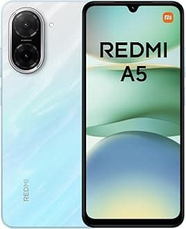 XIAOMI Redmi A5 Smartphone, 3+64GB, Blue, Super clear 32MP AI camera, 5200mAh battery, Powerful octa-core processor, Immersive 6.88" 120Hz display (No power adapter included)