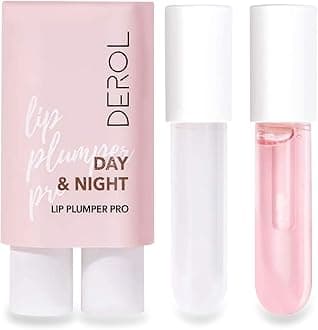 Lip Plumper Day Ginger Mint And Night Maximizer Hydrating Volume Balm Extreme Plant Essence Oil Treatment Serum Volumizing For Dry Cracked Lips Plumping Gloss Kit