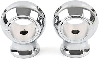 Newsmarts Motorcycle 32mm Handlebar 1.25" Clamp Fat Risers Mount for Harley for Softail Pro Street Breakout Touring Road Glide/King CNC Chrome