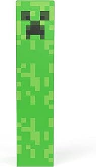 Zak Designs Minecraft Creeper Square Shaped Water Bottle with Screw-on Lid, Durable Material Water Bottle Has Break Resistant Design (22oz, Plastic, Non BPA)
