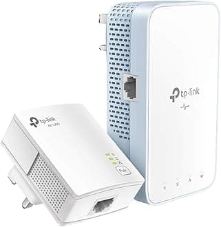 TP-Link Powerline WiFi Extender (TL-WPA7517KIT) - AV1000 Powerline Ethernet Adapter with Dual Band WiFi, OneMesh, Gigabit Port, Ethernet Over Power, Plug & Play