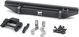 AXSPEED Rear Aluminium Bumper for 1:18 TRX4-M TRX4M Upgrade Parts (Rear Bumper)