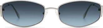 Retro Oval Sunglasses For Women Men Hexagonal Rectangle Metal Frame Sun Glasses AP3625