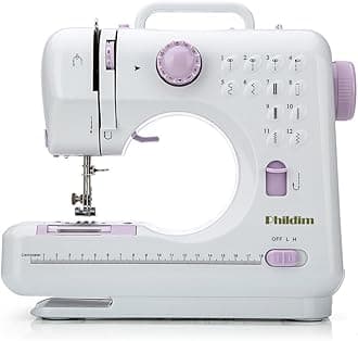 Mini Sewing Machine for Beginner by Phildim - Small Electric Sewing Machines with 2 Speed 12 Built-in Stitch Patterns PD-054-UK-A27