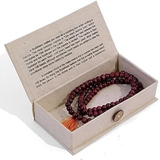 Hippy Shack Mala Beads | Buddhist Mallah bead Rosary Beads | Om mani padme hum