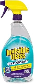 Invisible Glass 92194 Premium Glass and Window Cleaner for Auto and Home Cleans Glass, Windows, Mirrors, and More, Streak-Free, Ammonia-Free, Tint-Safe, 32 Fl Oz