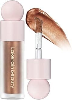 Liquid Contour Stick Makeup Glotion, Waterproof Luminous Lotion, Silky Smooth Glitter Highlighter Makeup Stick, Multi-Use Body Shimmer (#4 Candlelight)