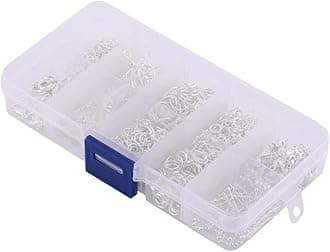 Walfront Jewelry Starter Making Tool Kit Handmade DIY Accessories Head Pins Ear Wire Hooks Lobster Clasp Chain Beads Box